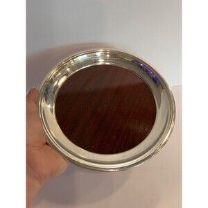 Vintage 1950's FORMICA Laminate Serving Tray Silver Plated, Collectible, Small